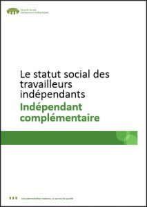 Statut social des travailleurs indépendants: Indépendant complémentaire